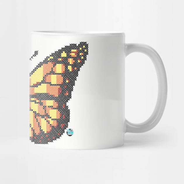 Butterfly Cross Stitch by ColorMix Studios